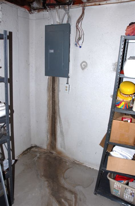 electrical box wet in use|wet electrical panel leaks.